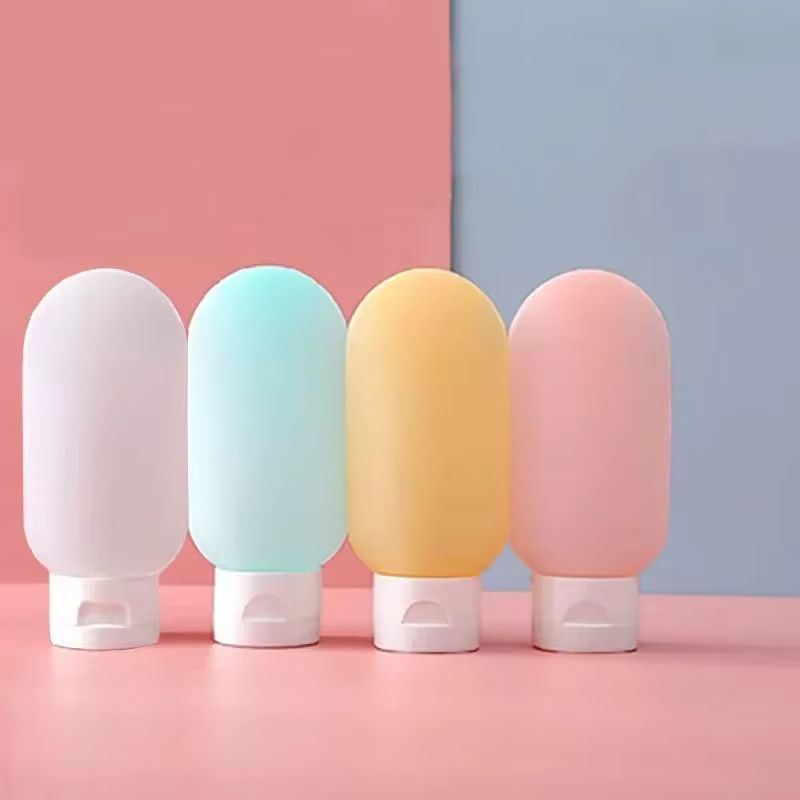 Refillable Bottle Soft Silicone Lotion Container Squeeze Tube Empty Bottle For Travel Shampoo  Toil 9