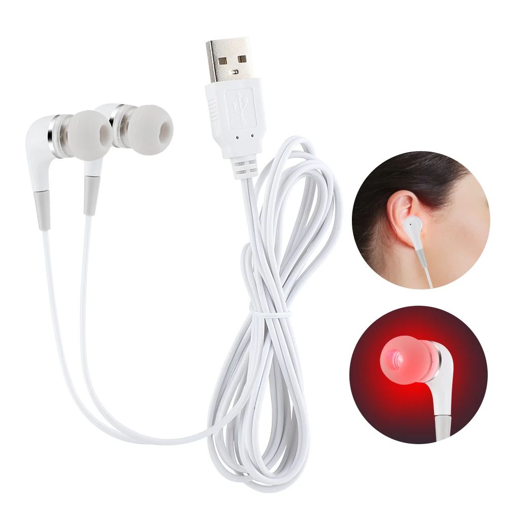 Tinnitus Ear Laser Therapy Device LLLT Irradiation Laser Physiotherapy Earplug For Otitis Media Dea 4