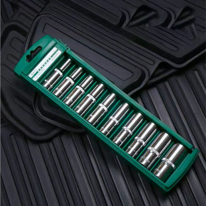 Hex Socket Wrench Head Set For Ratchet  Drive Short  Deep Sockets With Nut Driver Sleeve Spanner An 2