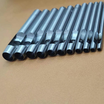 Premium Steel Hollow Round Hole Puncher Sharp Durable Leather Hole Punching Tool For Belts Watch Ba 4