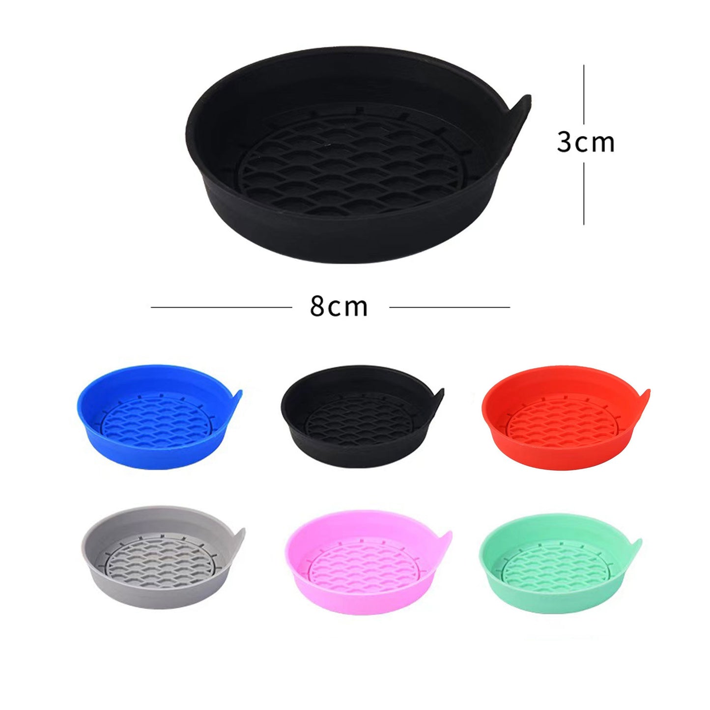Universal Silicone Car Cup Holder Coaster NonSlip Insert AntiScratch  Silent Cup Pad For Auto Inter 5