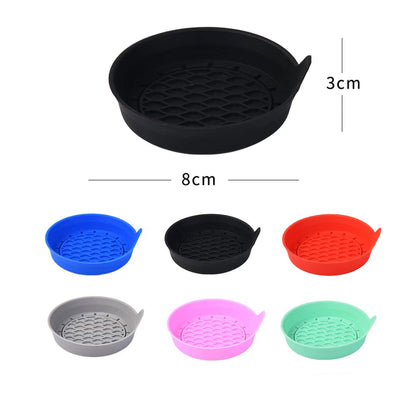 Universal Silicone Car Cup Holder Coaster NonSlip Insert AntiScratch  Silent Cup Pad For Auto Inter 5