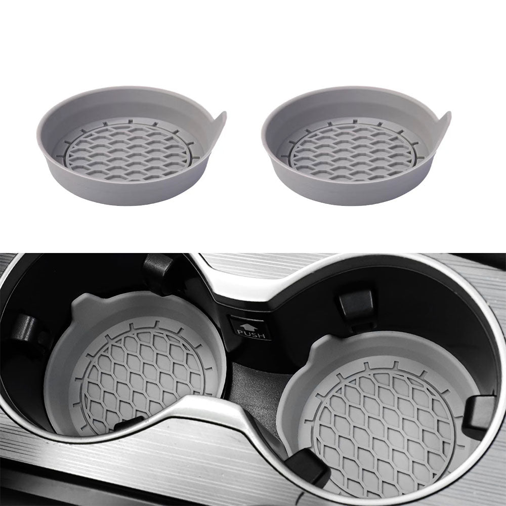 Universal Silicone Car Cup Holder Coaster NonSlip Insert AntiScratch  Silent Cup Pad For Auto Inter 7