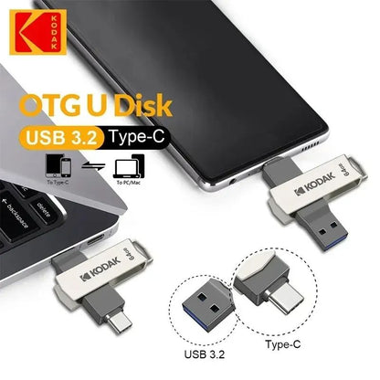 KODAK USB Type C Flash Drive  HighSpeed Dual Memory Stick For Smartphone  Laptop 1