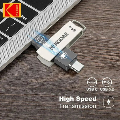 KODAK USB Type C Flash Drive  HighSpeed Dual Memory Stick For Smartphone  Laptop 3