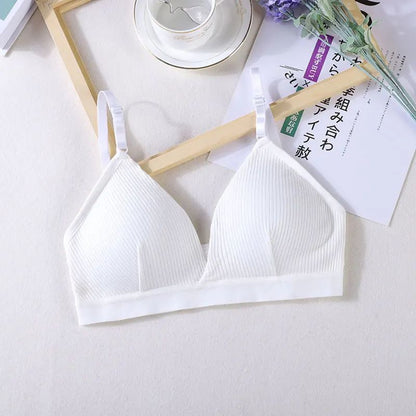 Women Sports Bra Triangle Cup Chest Wrapped Breathable Bra  No Steel Rings  Adjustable Shoulder Str 9