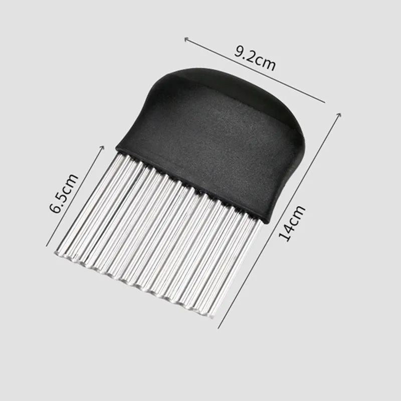 Stainless Steel Potato Chip Slicer  Wavy Crinkle Cutter For French Fries Vegetables Fruits Dough Ch 6
