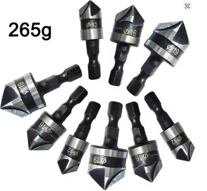 ProChamfer 3PC Hex Shank Countersink Drill Bit Set  90 Chamfer Tool For Clean Woodworking Finishes 4