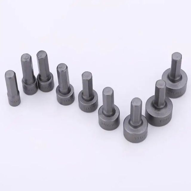 9Piece Metric Hex Nut Driver Set  5mm To 13mm CRV Steel With 14in Hex Shank 4