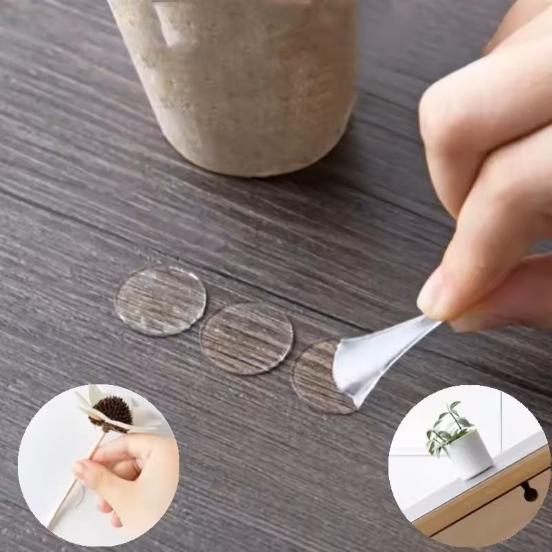Double Sided Adhesive Dots Clear Acrylic Stickers For DIY Crafts And Scrapbooking 100pcs 1