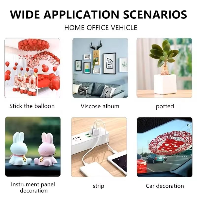 Double Sided Adhesive Dots Clear Acrylic Stickers For DIY Crafts And Scrapbooking 100pcs 3