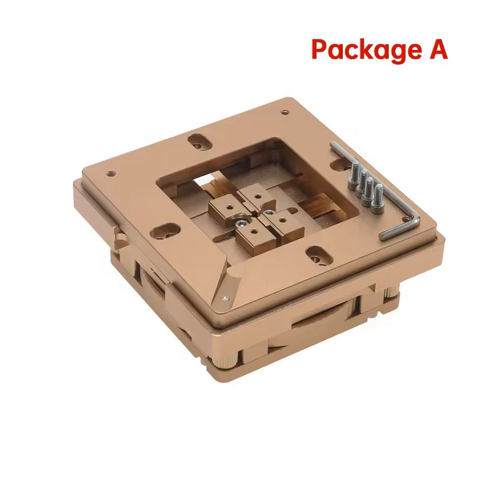 Aluminum Alloy BGA Reballing Station Kit With Universal Stencil And Solder Balls For 80mm And 90mm  1