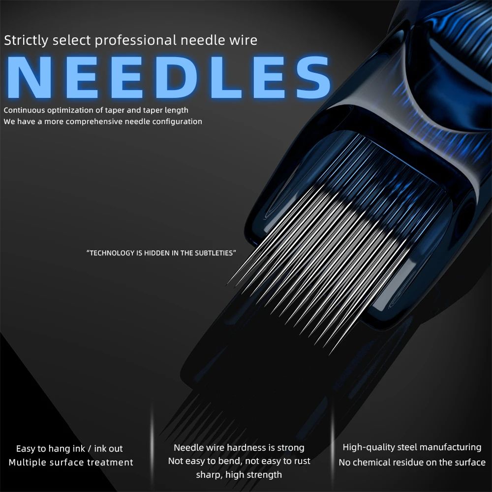 Mixed Professional Tattoo Cartridge Needles With Membrane Safety Disposable Tattoo Needles For Arti 3