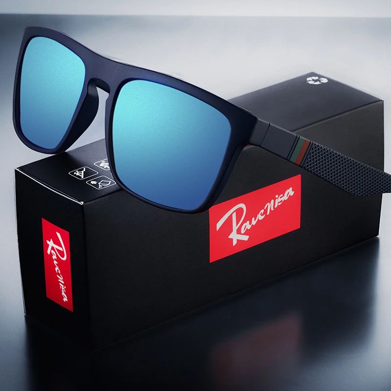 Fashion Square Vintage Polarized Sunglasses For Men And Women Retro UV Eyewear For Driving Fishing  8