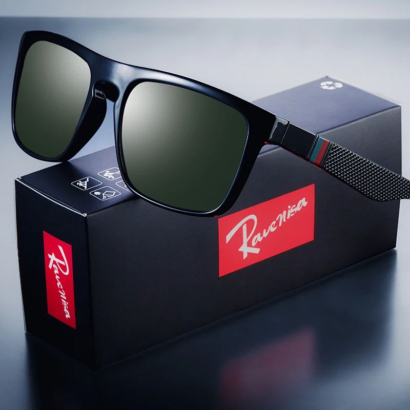 Fashion Square Vintage Polarized Sunglasses For Men And Women Retro UV Eyewear For Driving Fishing  6