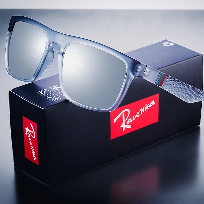 Fashion Square Vintage Polarized Sunglasses For Men And Women Retro UV Eyewear For Driving Fishing  9