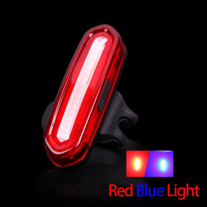 USB Charging Cycling Tail Light High Visibility Rear LED Bike Lamp For Mountain  Road Bikes Waterpr 7