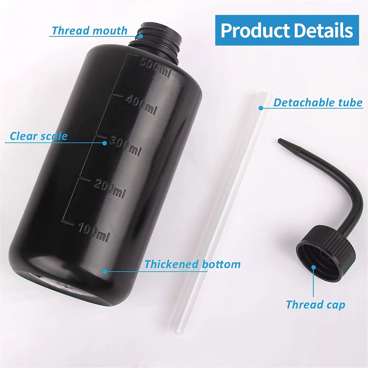 Tattoo Squeeze Wash Bottle  Professional Tattoo Spray Bottle Plastic Safety Wash Bottles For Tattoo 1