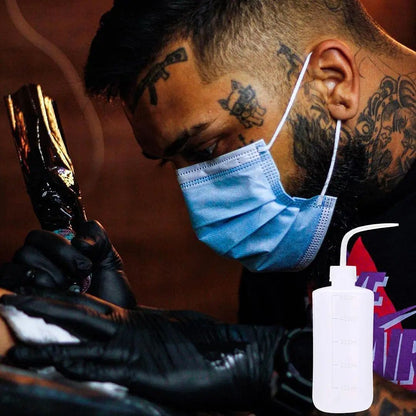 Tattoo Squeeze Wash Bottle  Professional Tattoo Spray Bottle Plastic Safety Wash Bottles For Tattoo 5