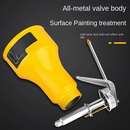 High-Pressure Oil Can Pump, Precision Lubrication Tool for Metal & Car Repair, Leak-Proof Grease Gun