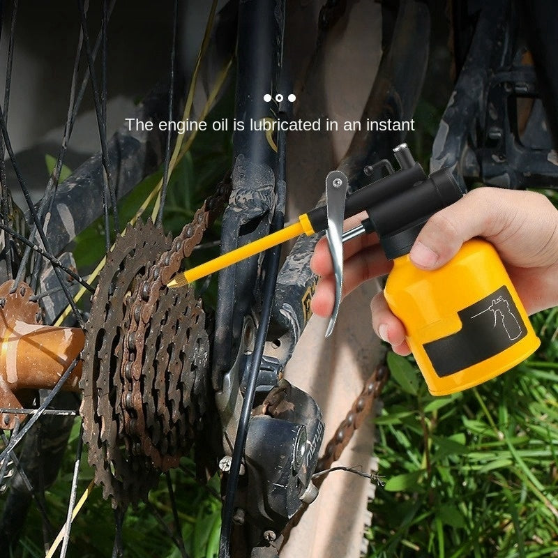 High-Pressure Oil Can Pump, Precision Lubrication Tool for Metal & Car Repair, Leak-Proof Grease Gun