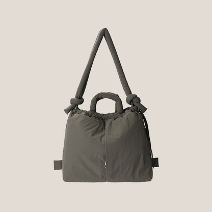 Designer Soft Puffer Nylon Tote Bag Casual Vintage Large Capacity Women Shoulder  Crossbody Handbag 7