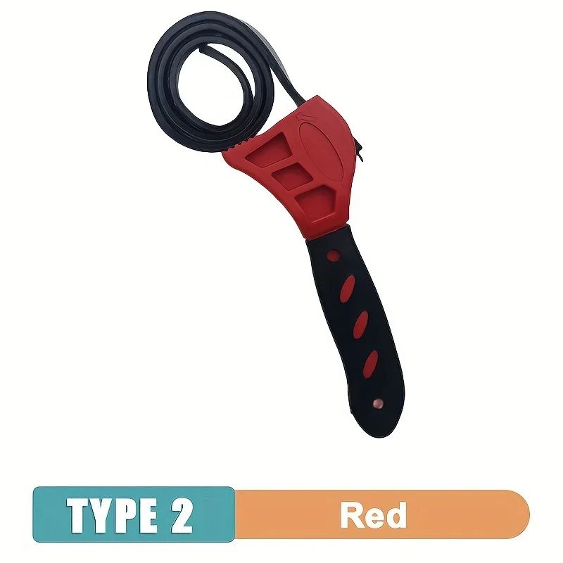Belt Wrench  Oil Filter Puller  Adjustable Strap Spanner Chain Wrench Strap Opener  Disassembly Too 8