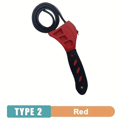 Belt Wrench  Oil Filter Puller  Adjustable Strap Spanner Chain Wrench Strap Opener  Disassembly Too 8