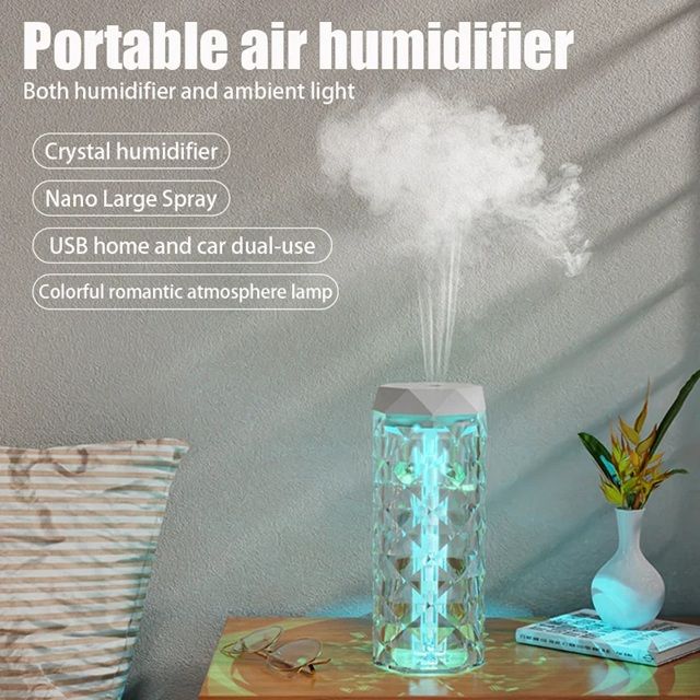 SerenityMist 400ML USB Humidifier & Essential Oil Diffuser with RGB Light