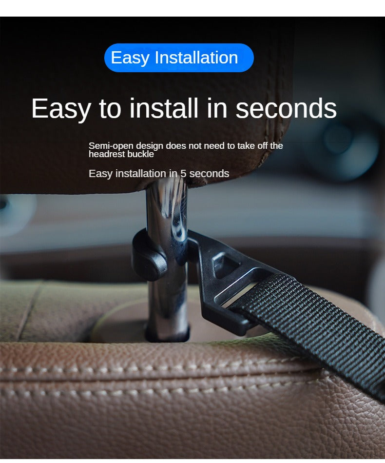 Car Back Seat Hook MultiFunction Rear Seat Headrest Hanging Hook For Umbrellas Bags  More 4