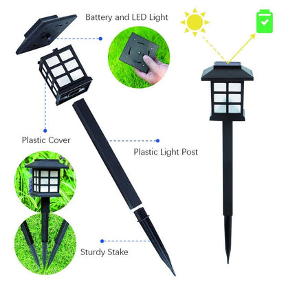 Outdoor Solar Pathway Light Waterproof Landscape Lamp For Garden Patio Yard Walkway Driveway  Campi 3