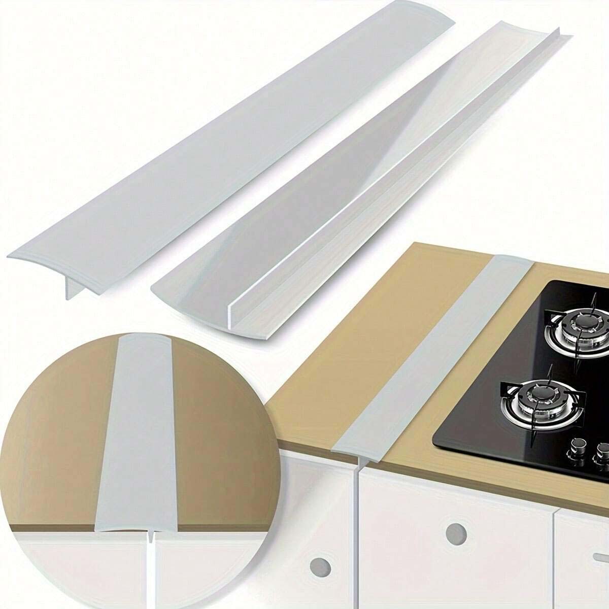 Premium Silicone Gap Strip Kitchen Gas Stove Sealing Strip for Anti Oil & Anti Stain Protection