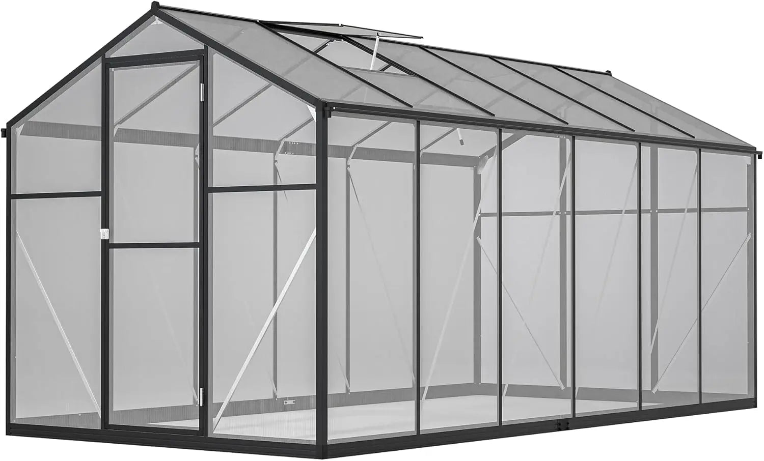 Premium Outdoors Greenhouse With Lockable Door And Adjustable Roof Vent For Durable Gardening 6