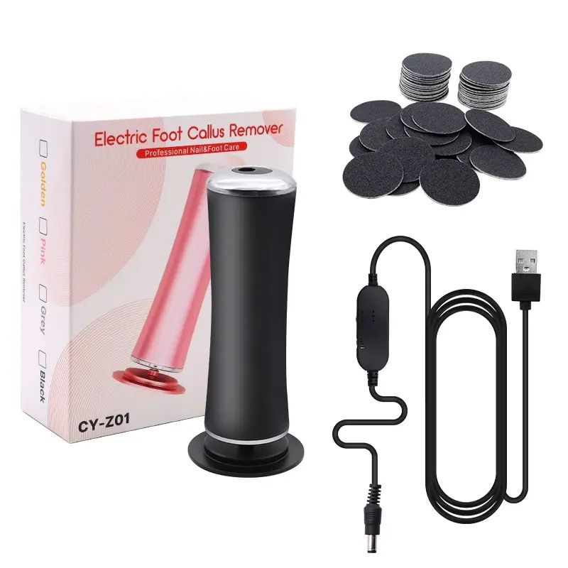 SoleSoothe Pro Electric Foot Callus Remover with 60 Replacement Discs