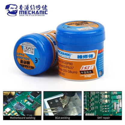 Lead-Free Solder Paste Flux for Mobile and PCB Repair