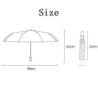 Fashion AntiUV Mini Folding Automatic Umbrella Lightweight Windproof Sun And Rain Parasol For Trave 5