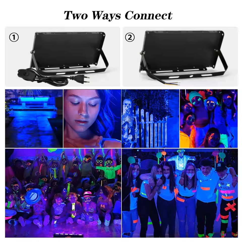 Waterproof UV LED Floodlight for Stage and Party Lighting