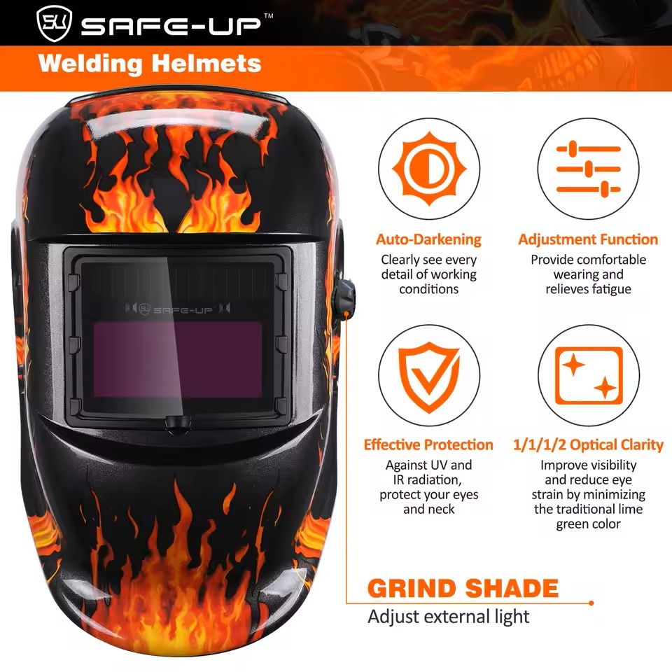 Auto-Darkening Welding Helmet with True Color Shield