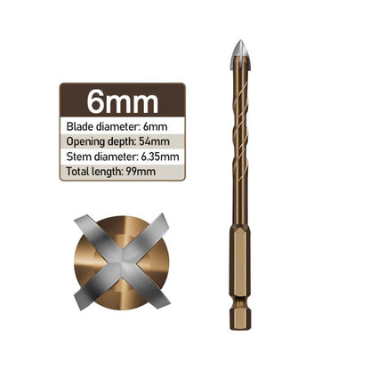 ProBore MultiSurface Masonry  Tile Drill Bit Set 3mm12mm Hex Shank 7