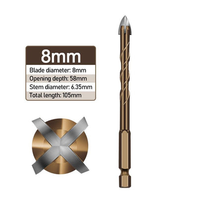 ProBore MultiSurface Masonry  Tile Drill Bit Set 3mm12mm Hex Shank 8