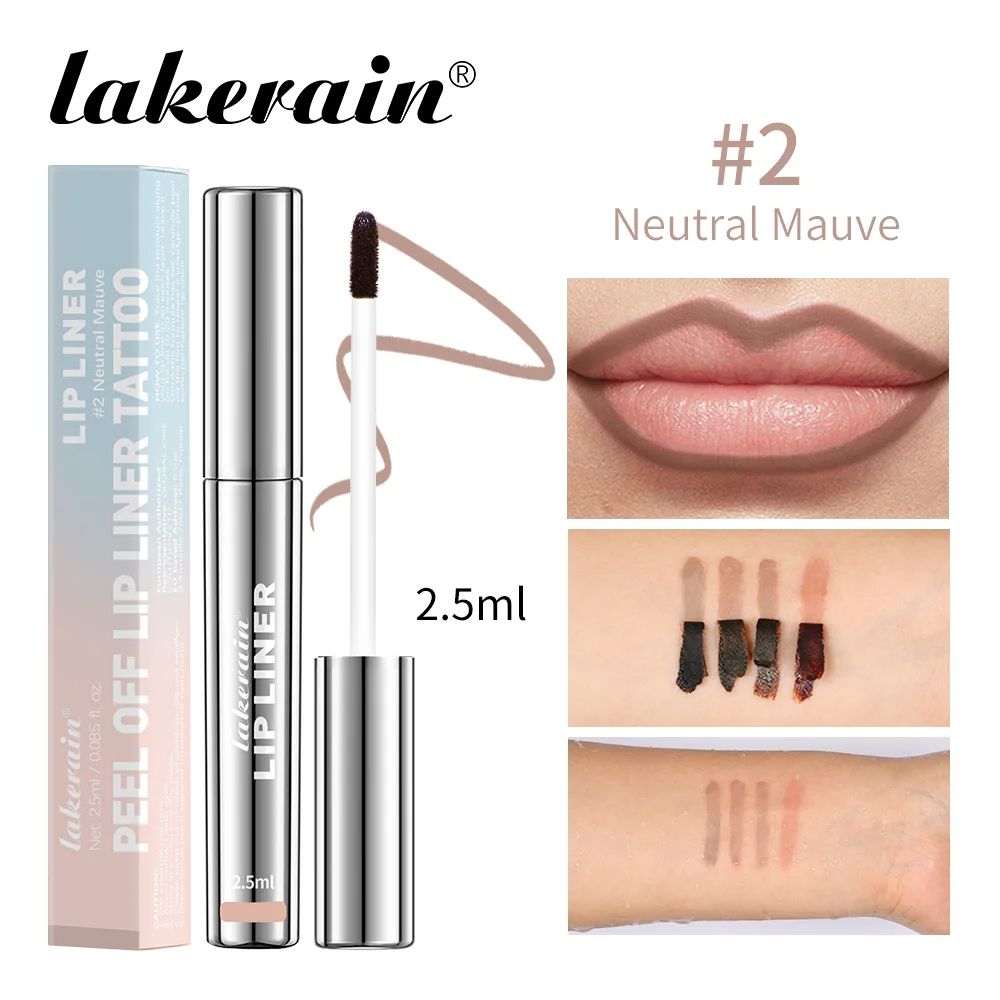 Peel Off Lip Liner Waterproof TransferProof Lipstick Tattoo Long Lasting Matte Velvet Lip Tint Set  7