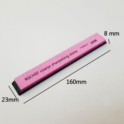 Professional Knife Sharpener Stone, Fixed Grinding Whetstone for Kitchen Tools with Water Tray