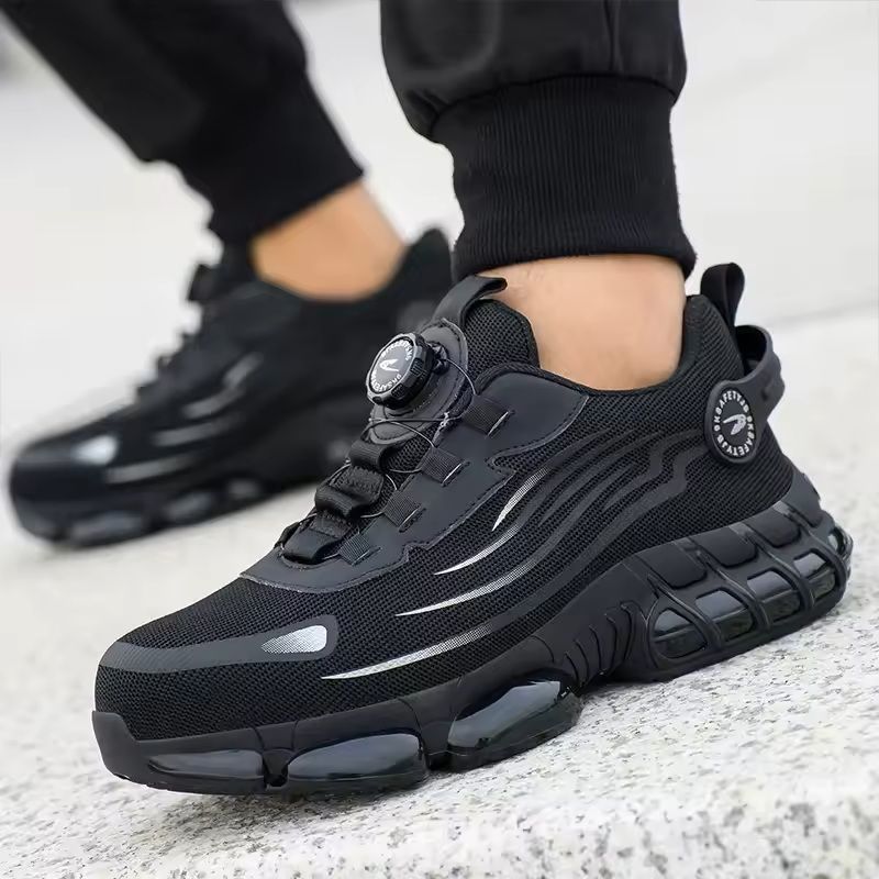 Mens Rotating Button Safety Shoes With Steel Toe Protection 2