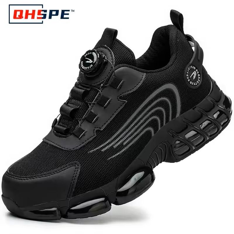 Mens Rotating Button Safety Shoes With Steel Toe Protection 8