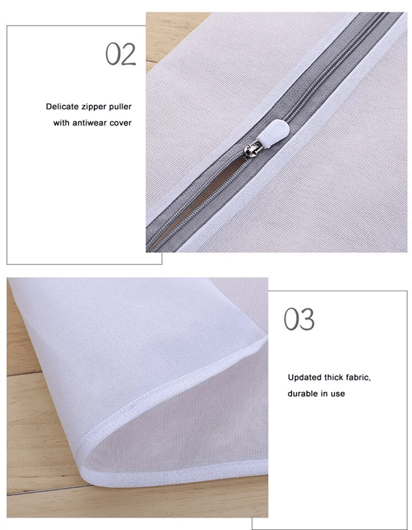 FreshGuard Mesh Laundry Bag Set For Delicates Bras  Clothing Care 7