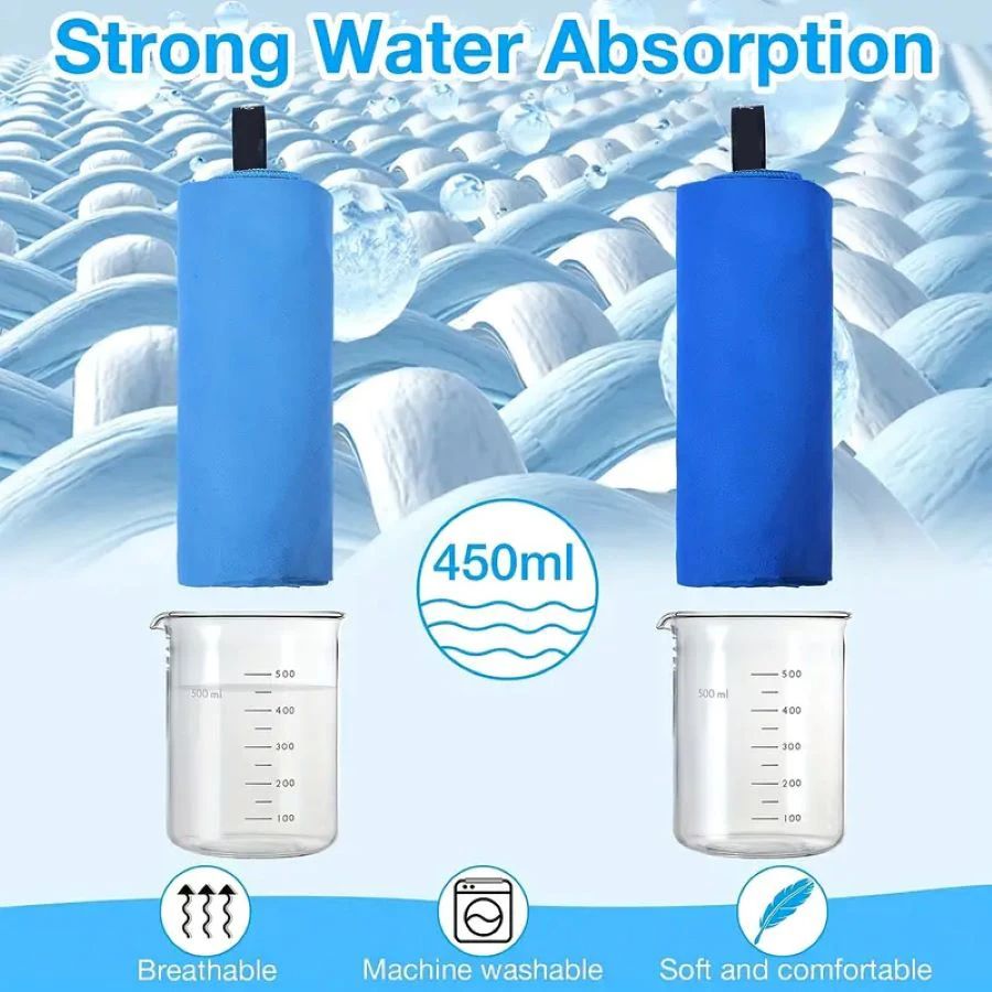 Quick Dry Microfiber Travel  Sports Towel Sandproof Soft  Light For Swim Gym Yoga 3