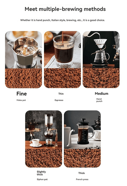 BrewMate Mini Manual Coffee Grinder With Ceramic Burr Core 3