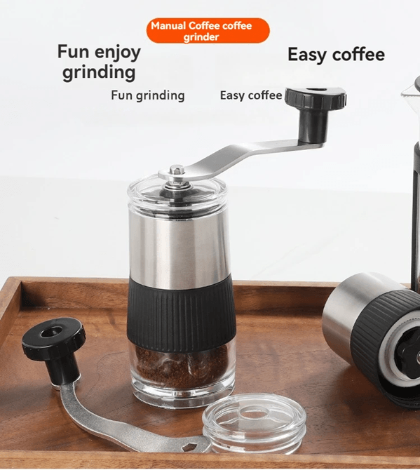 BrewMate Mini Manual Coffee Grinder With Ceramic Burr Core 1