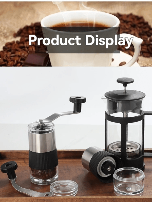 BrewMate Mini Manual Coffee Grinder With Ceramic Burr Core 6
