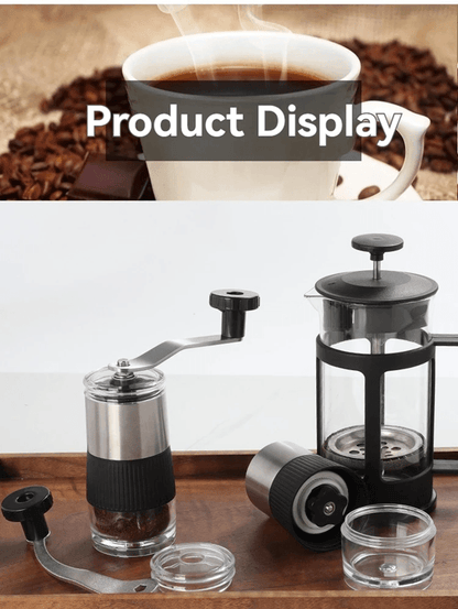 BrewMate Mini Manual Coffee Grinder With Ceramic Burr Core 6